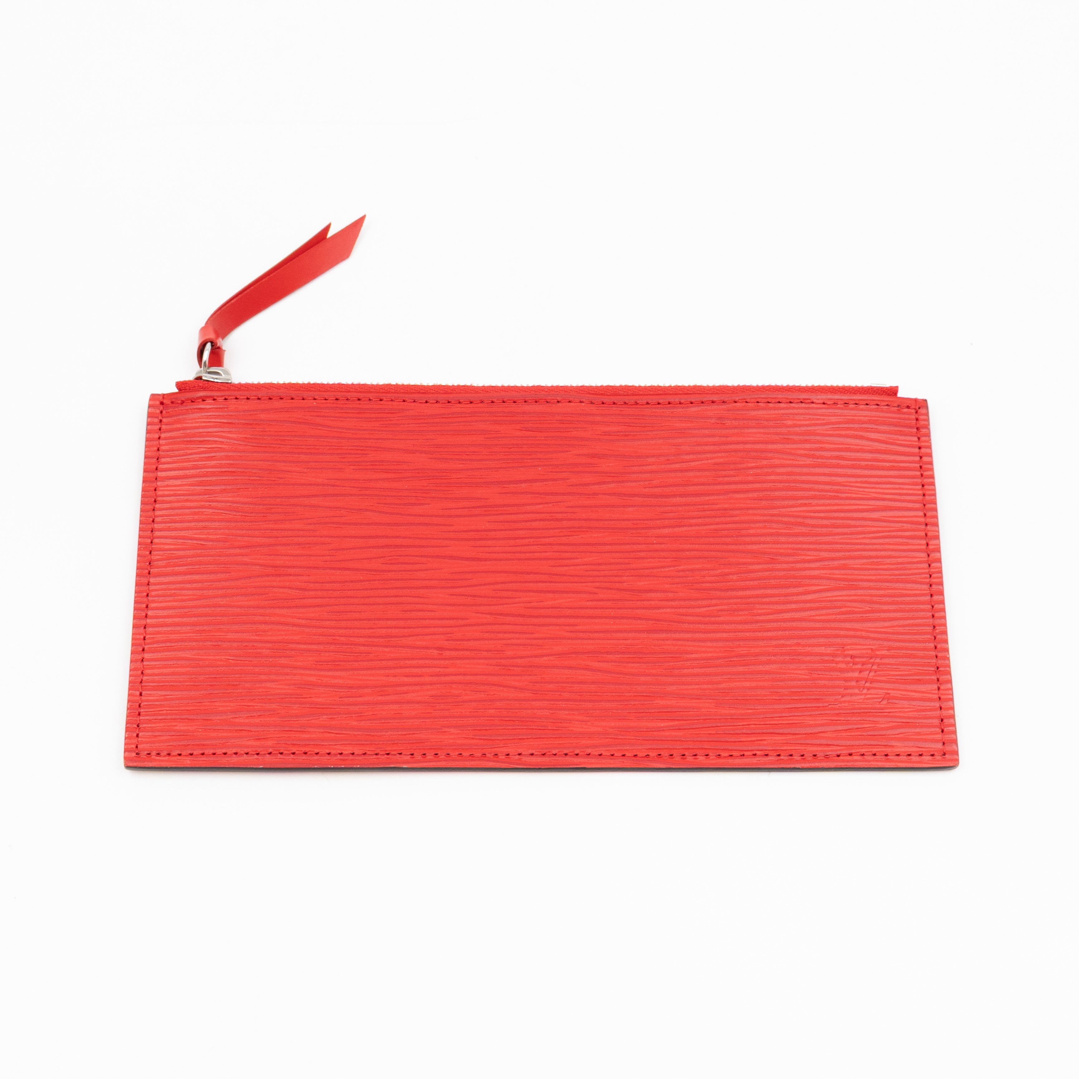 Pochette Felicie Red Epi Leather