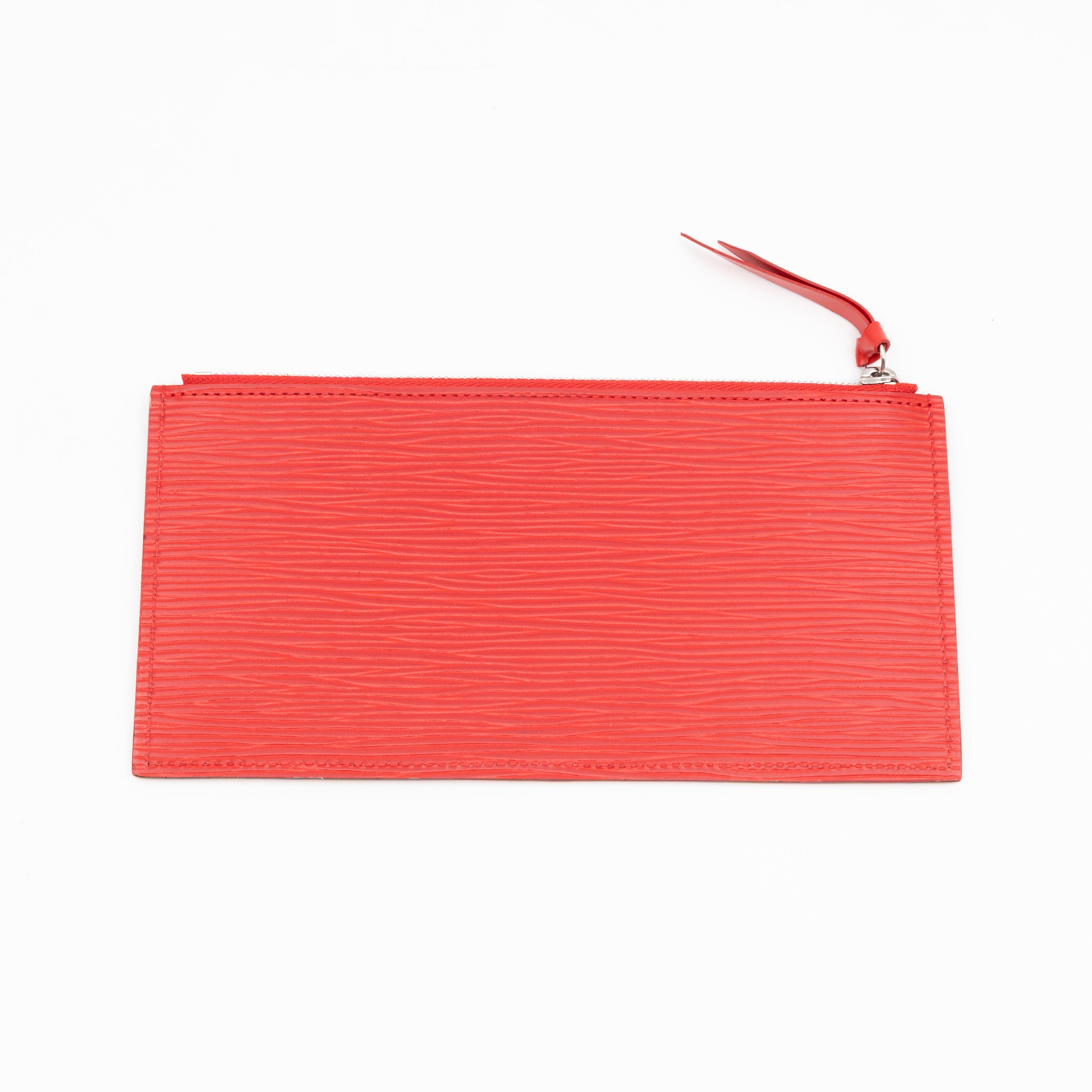 Pochette Felicie Red Epi Leather