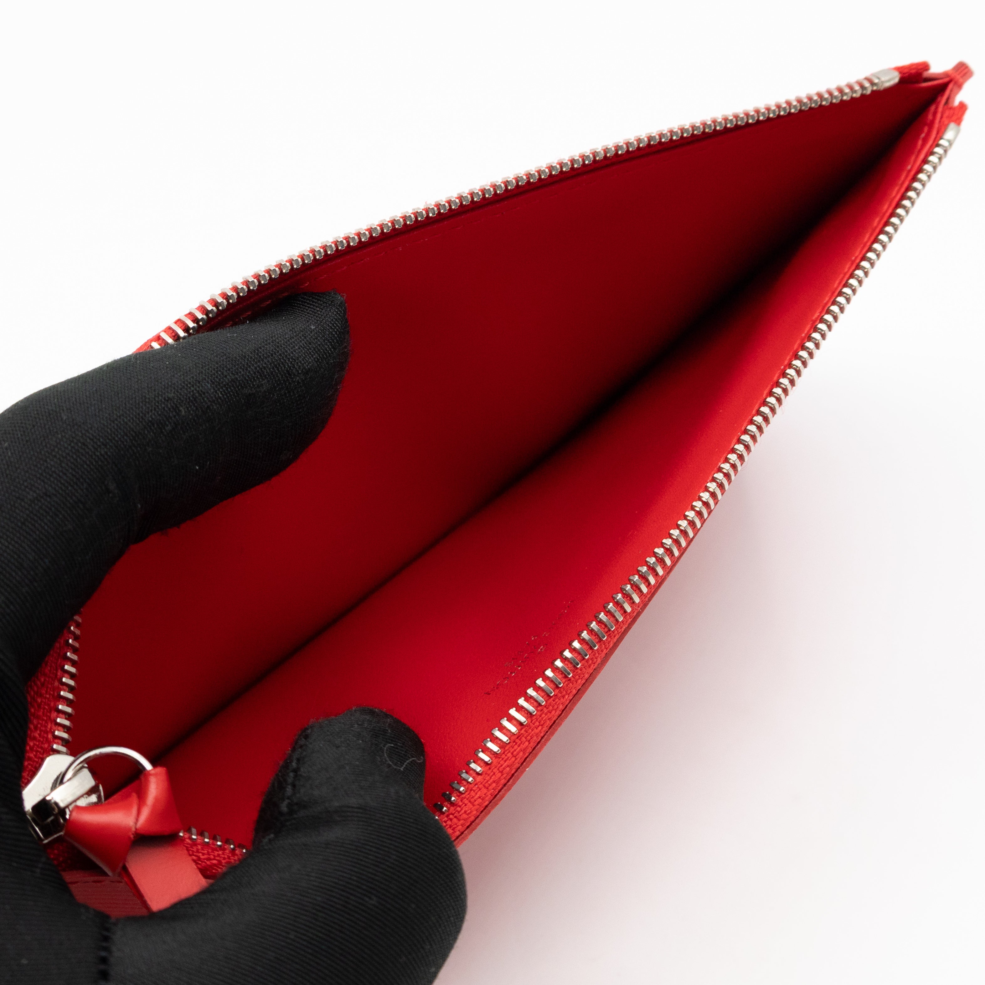Pochette Felicie Red Epi Leather