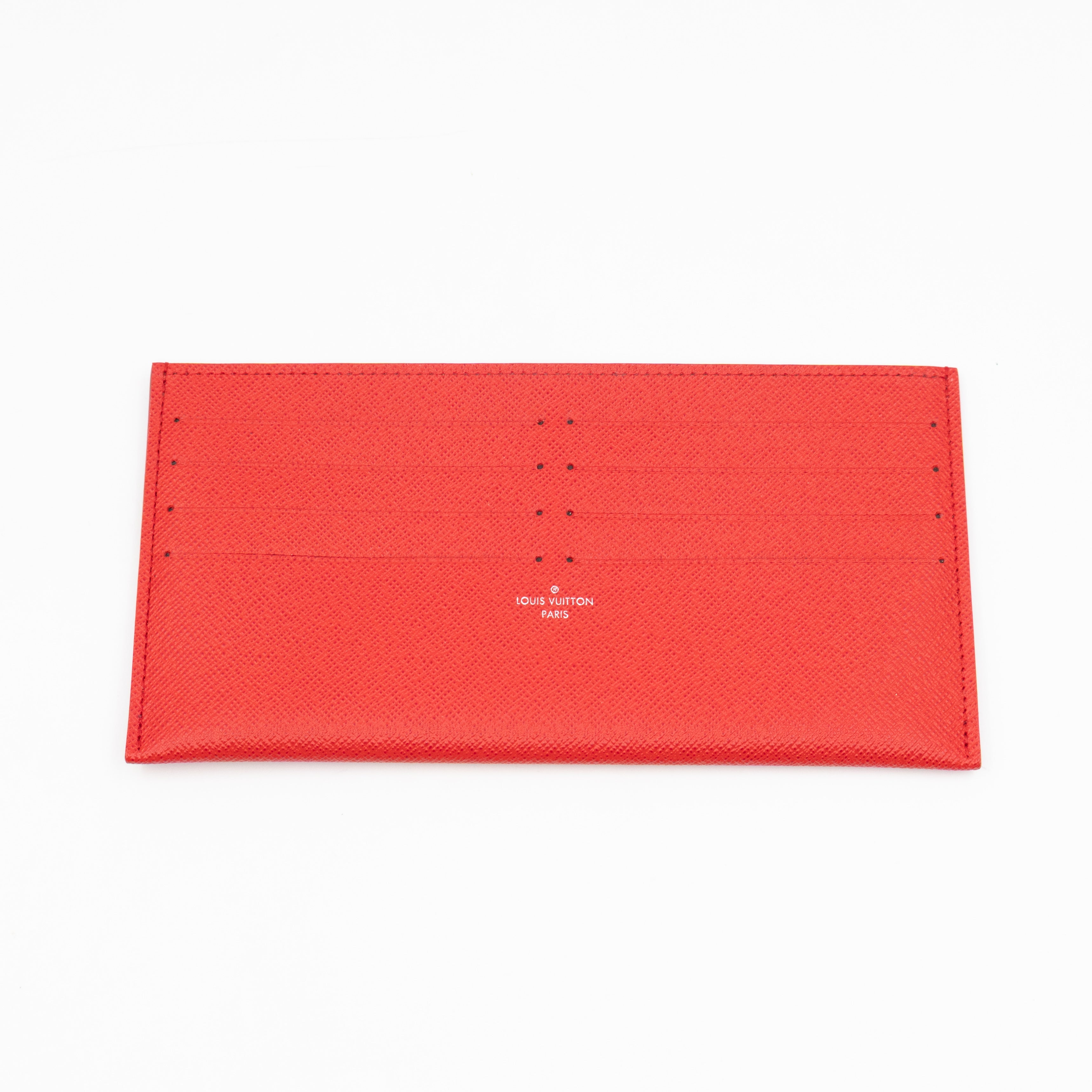Pochette Felicie Red Epi Leather