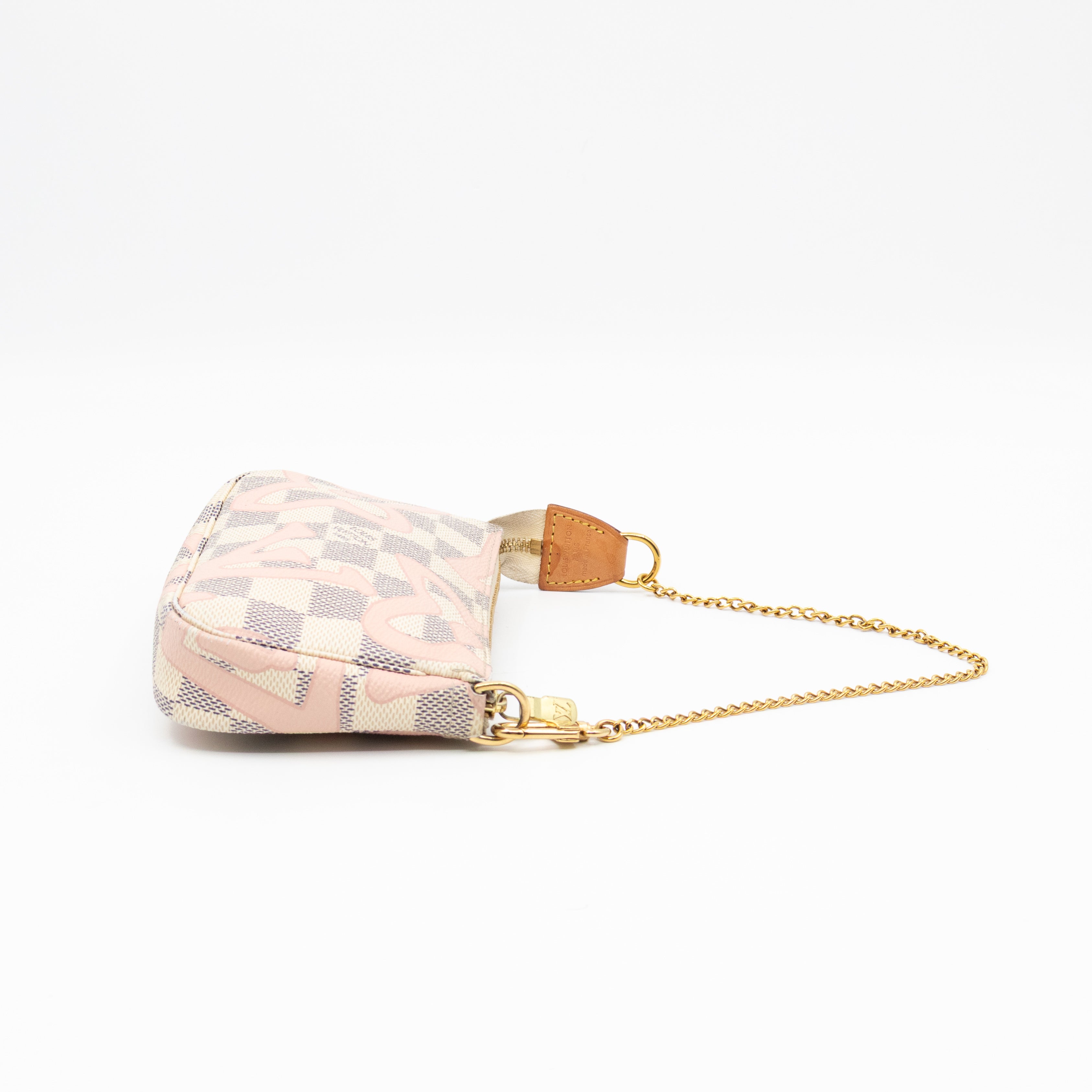 Mini Pochette Accessoires Damier Azur Tahitienne