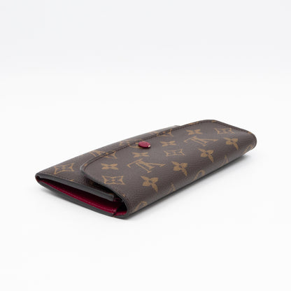 Emilie Wallet Monogram Fuchsia
