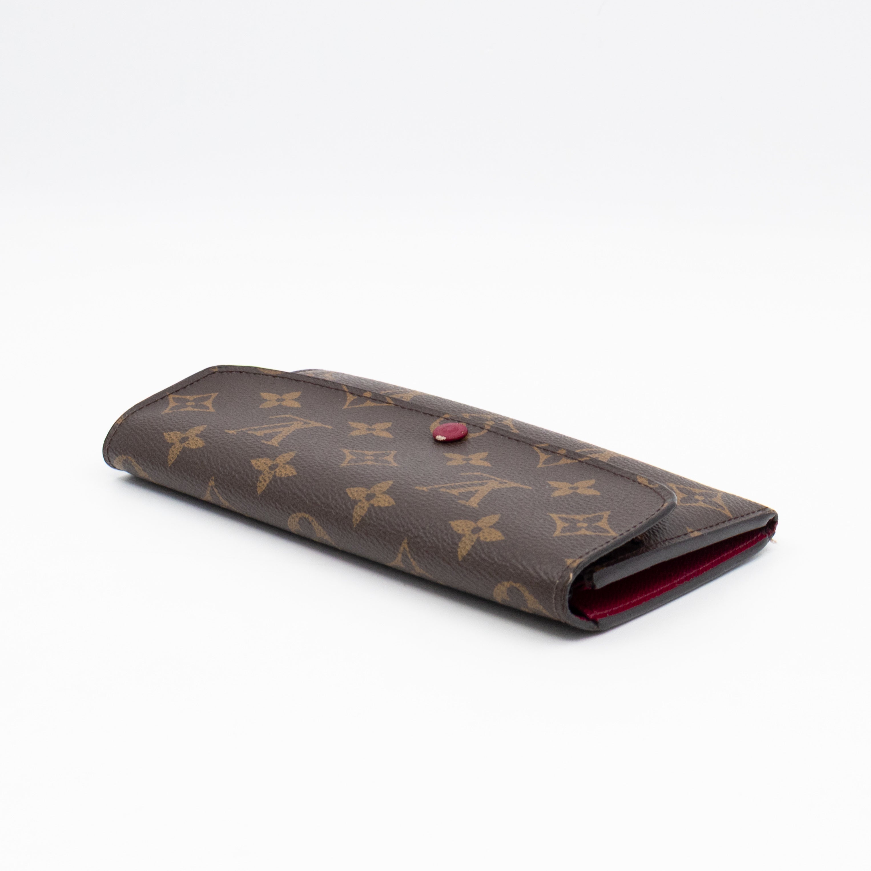 Emilie Wallet Monogram Fuchsia
