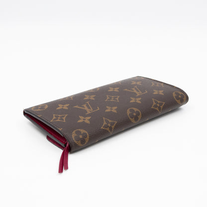 Emilie Wallet Monogram Fuchsia