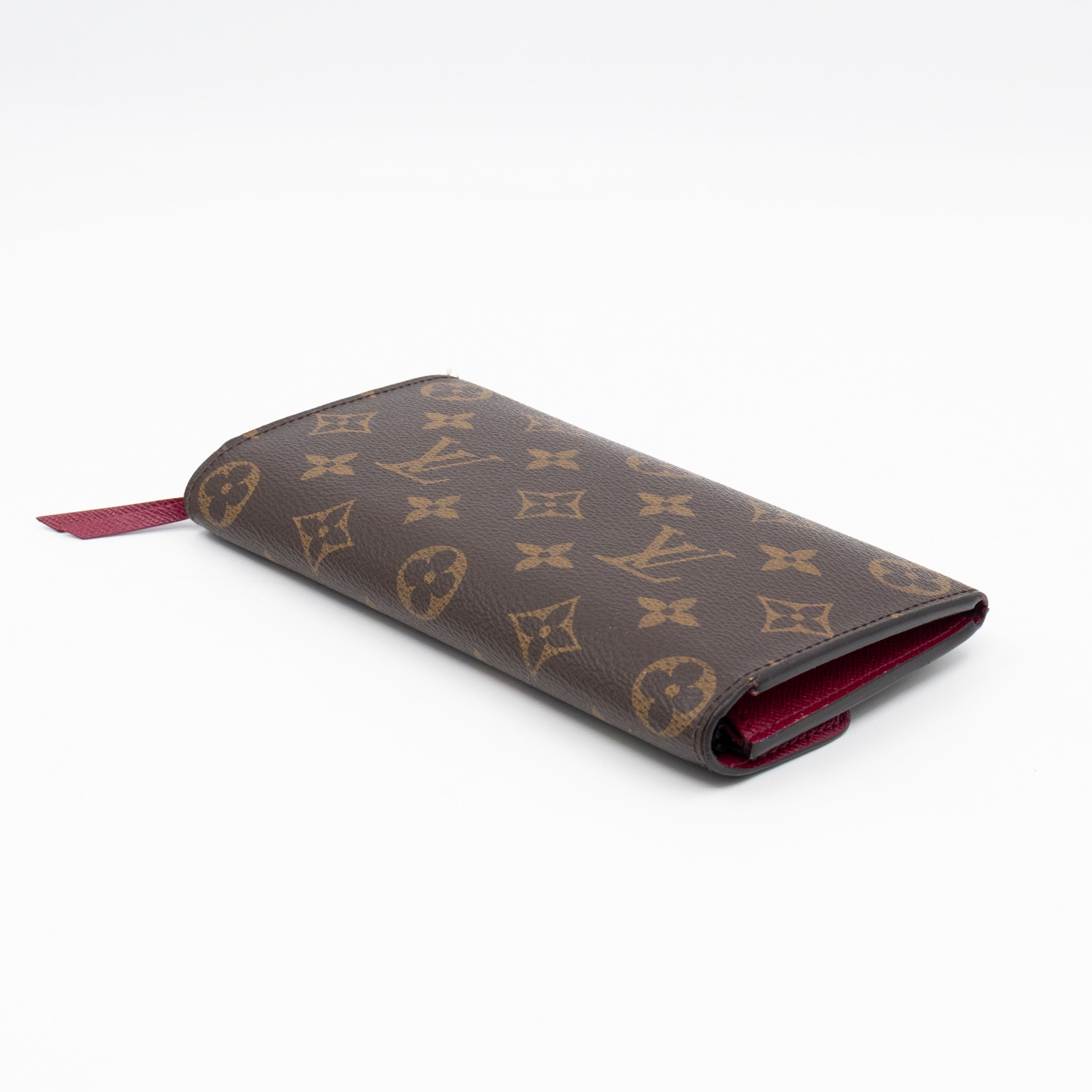 Emilie Wallet Monogram Fuchsia