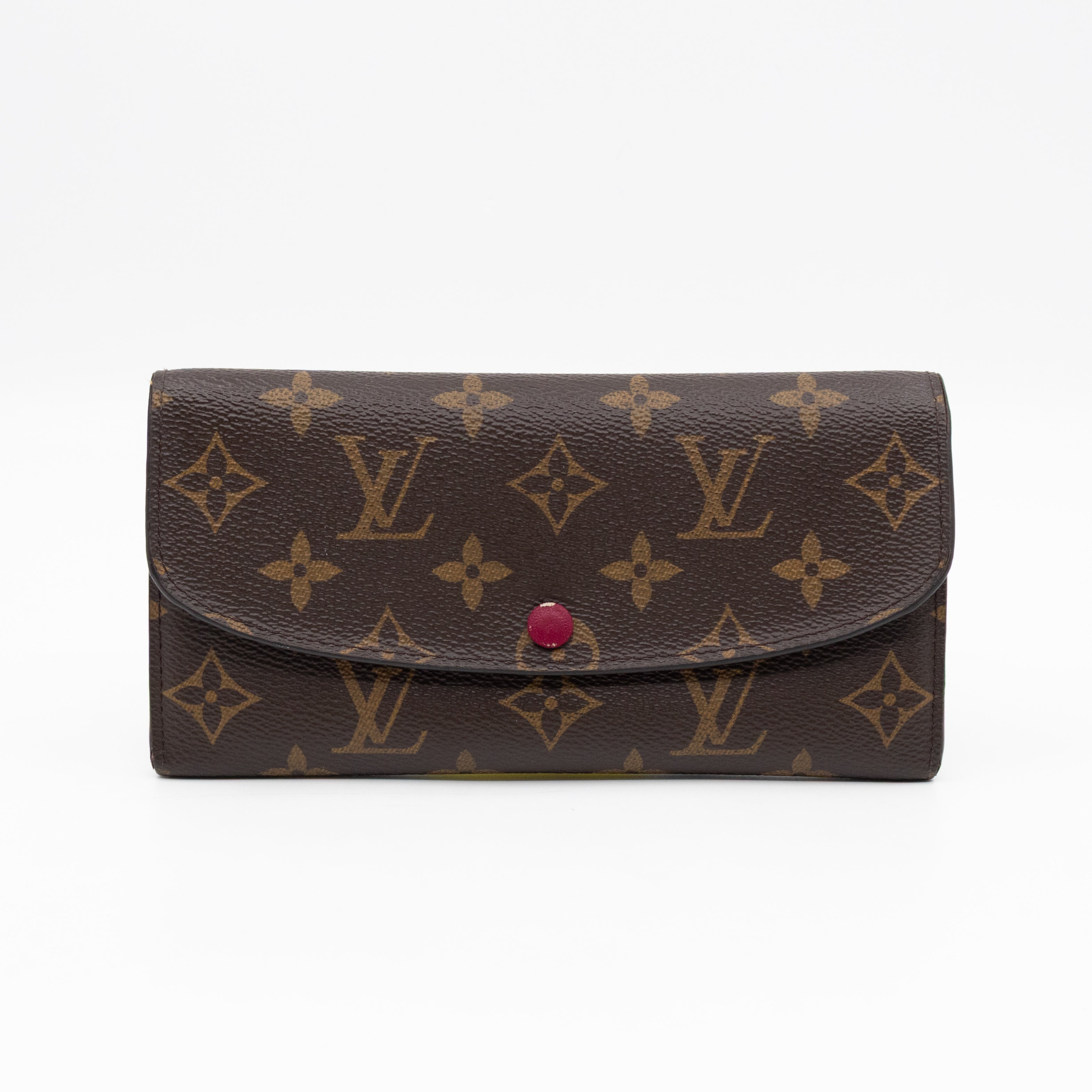 Emilie Wallet Monogram Fuchsia