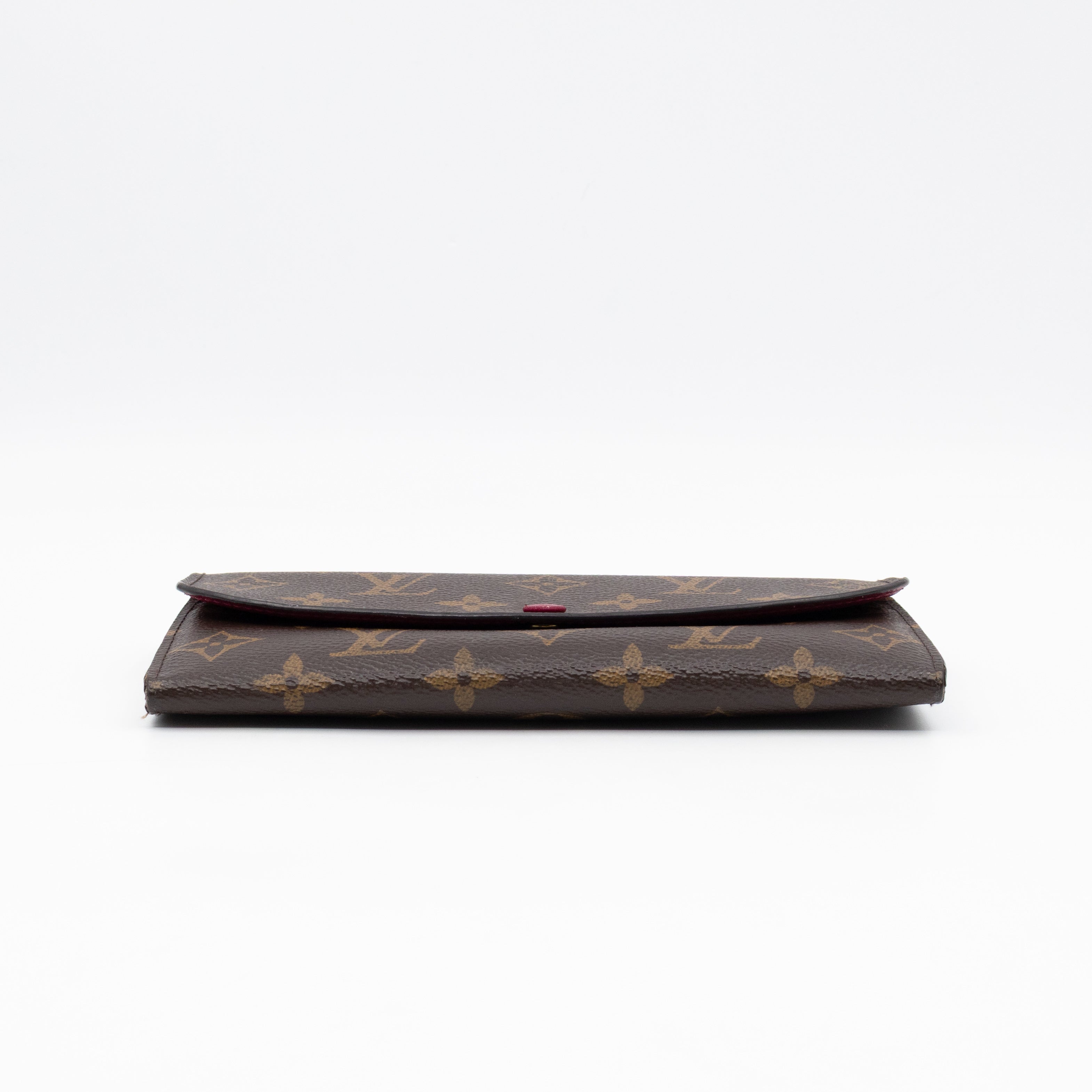 Emilie Wallet Monogram Fuchsia