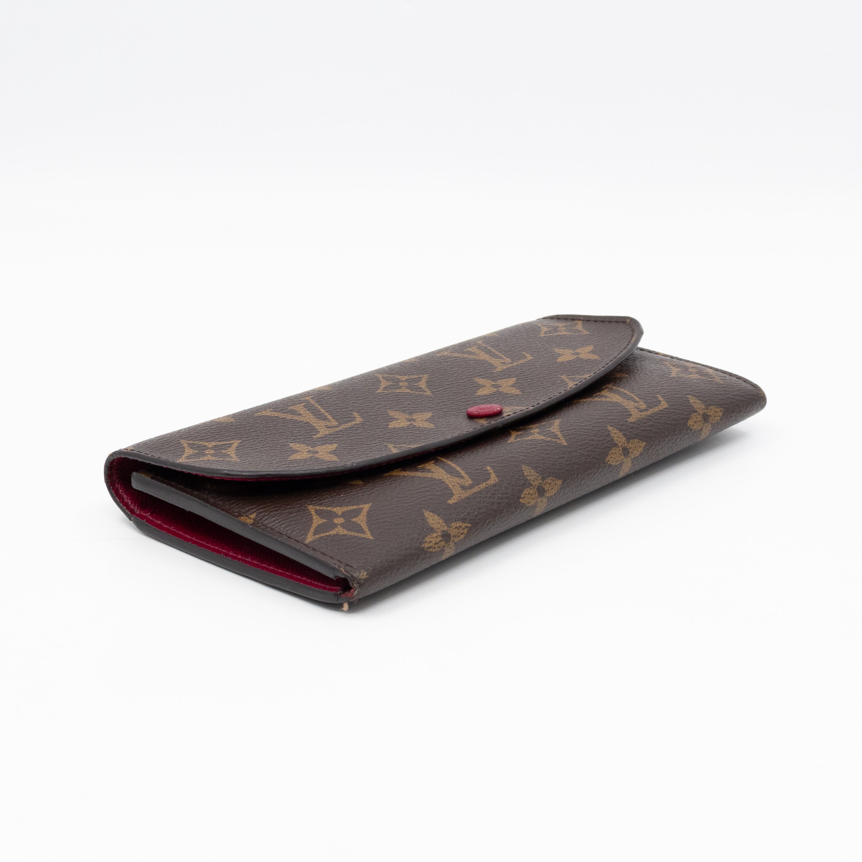 Emilie Wallet Monogram Fuchsia