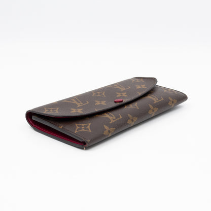 Emilie Wallet Monogram Fuchsia