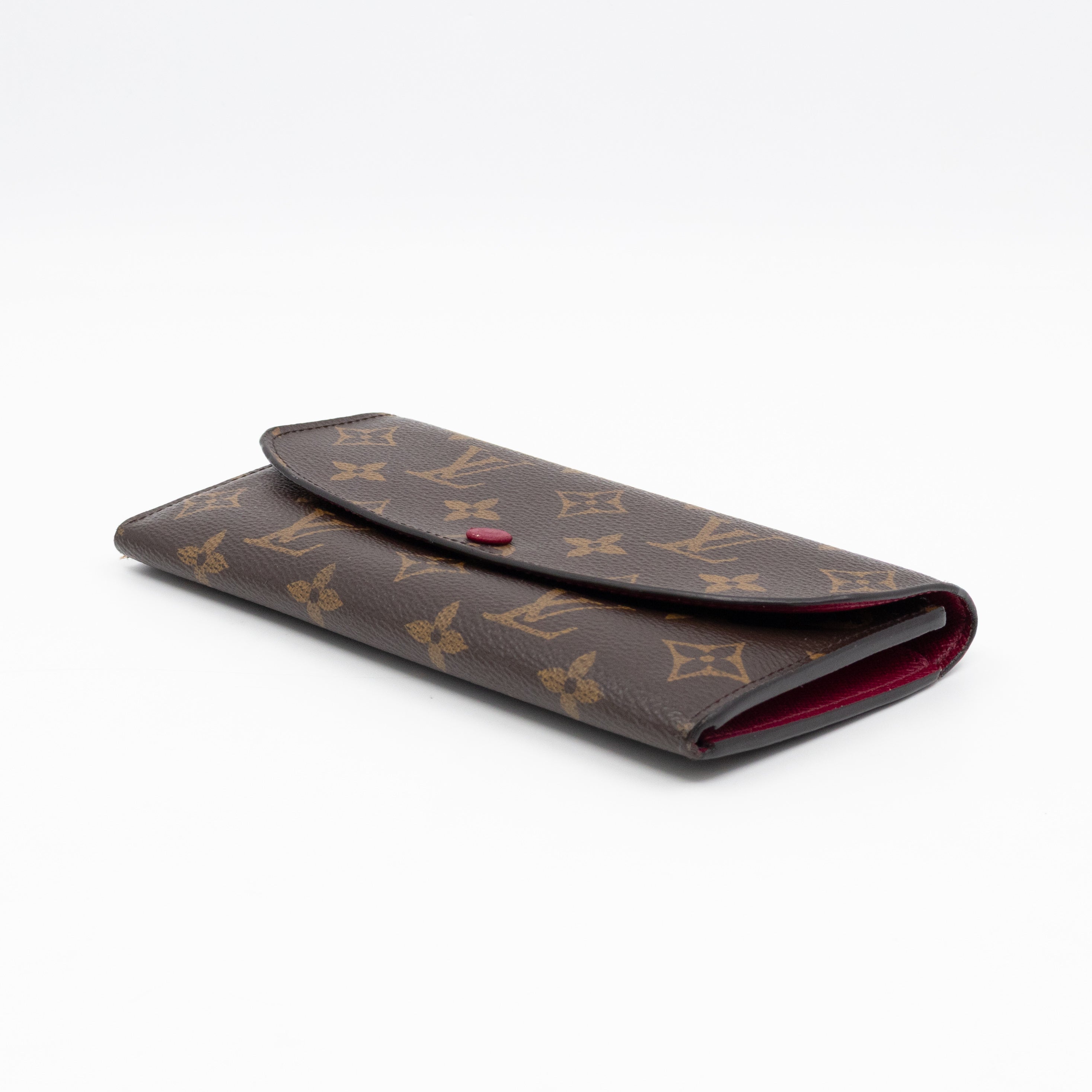 Emilie Wallet Monogram Fuchsia