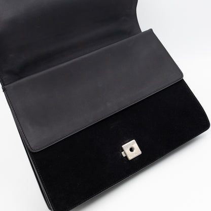 Dionysus Medium Black Suede Leather