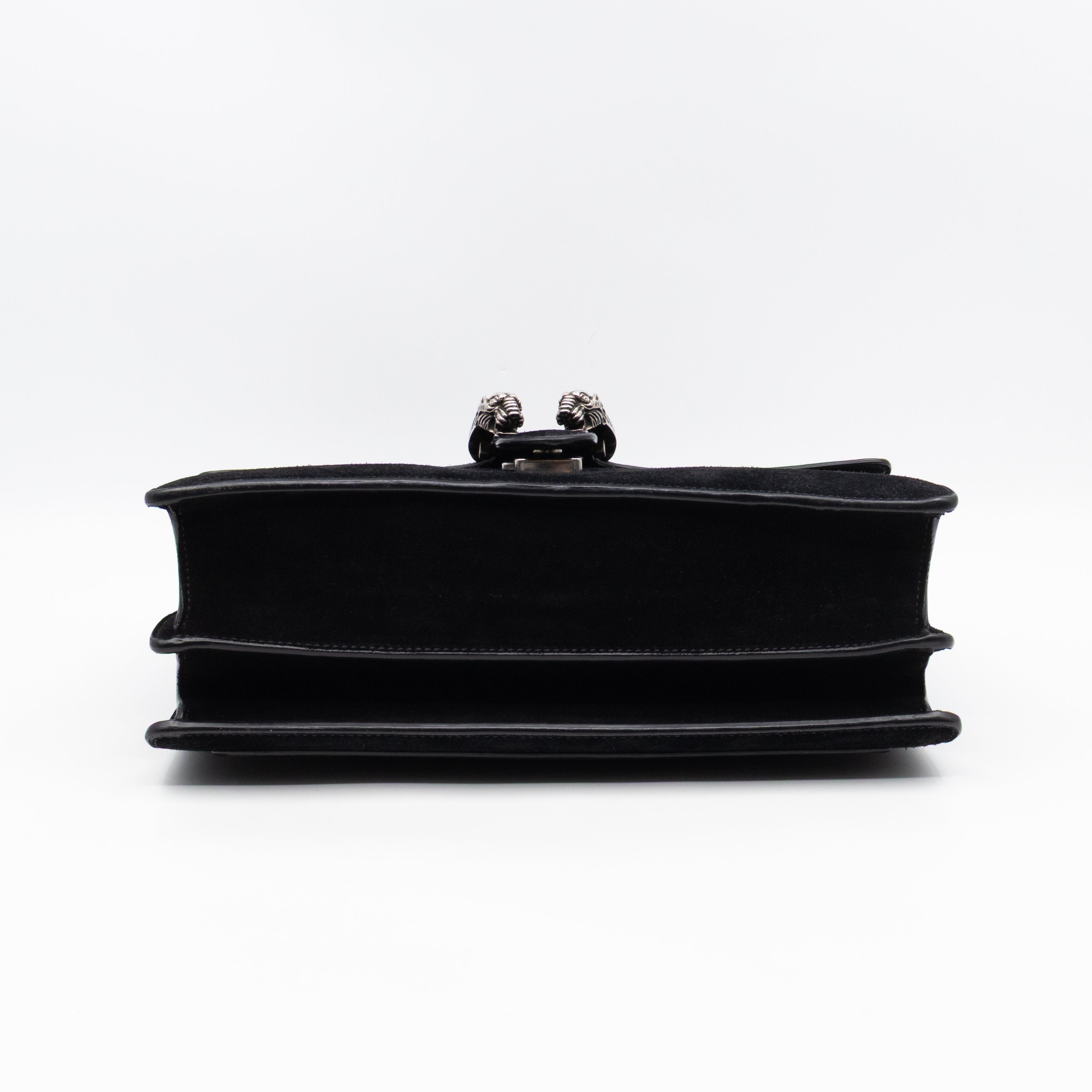 Dionysus Medium Black Suede Leather