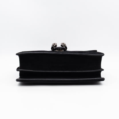Dionysus Medium Black Suede Leather
