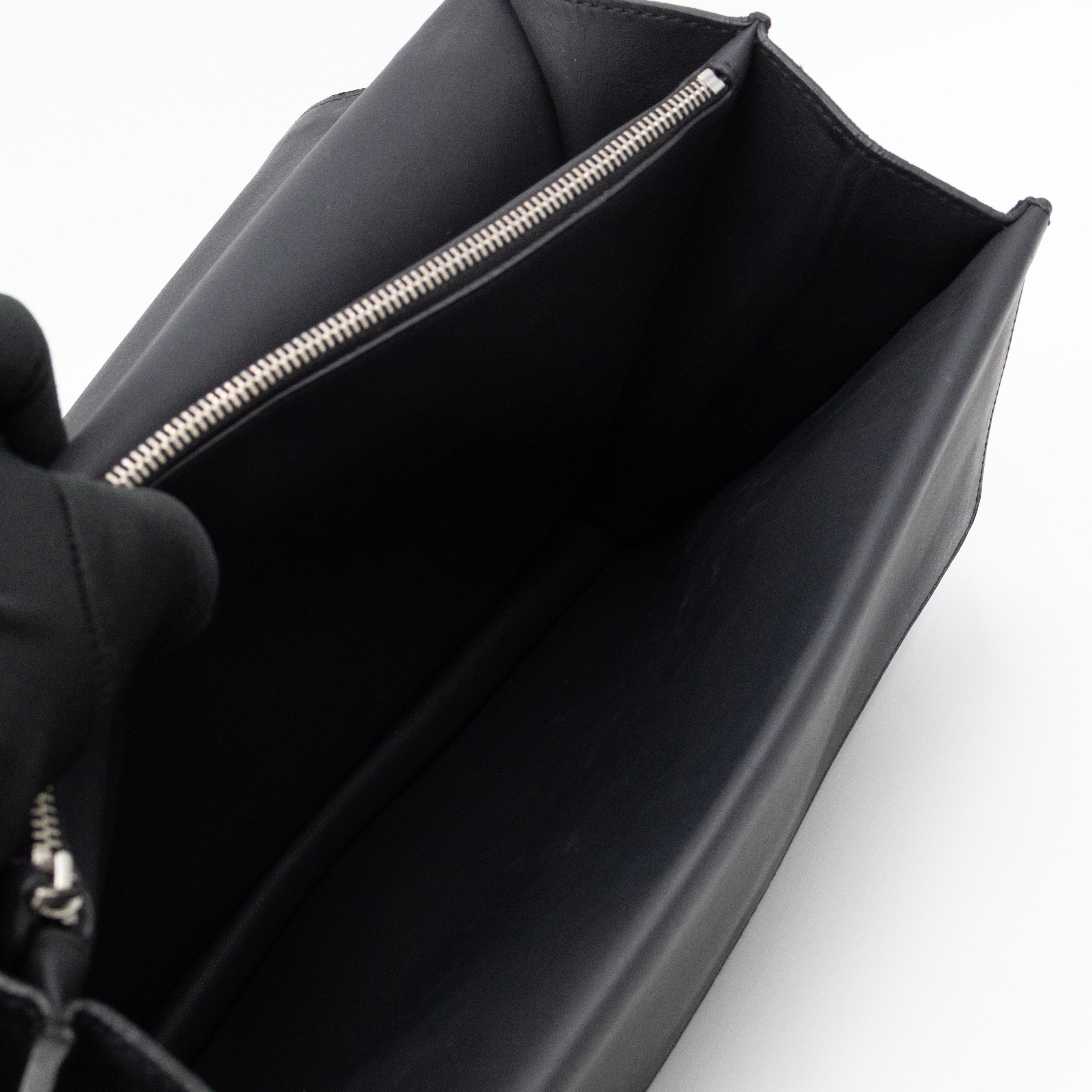 Dionysus Medium Black Suede Leather