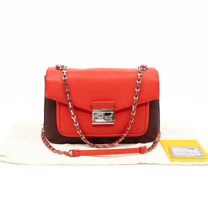 Be Baguette Red & Burgundy Nappa Leather