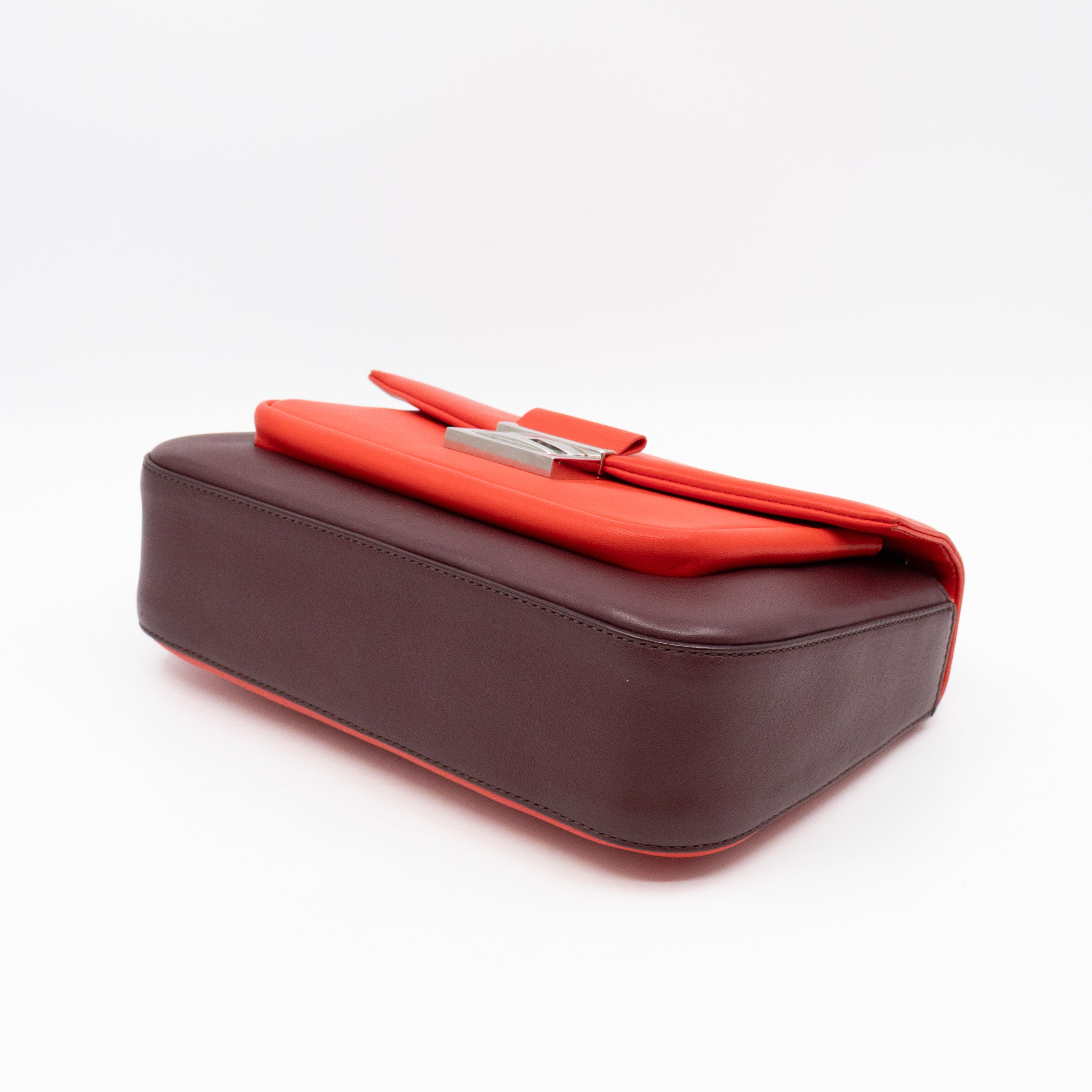 Be Baguette Red & Burgundy Nappa Leather