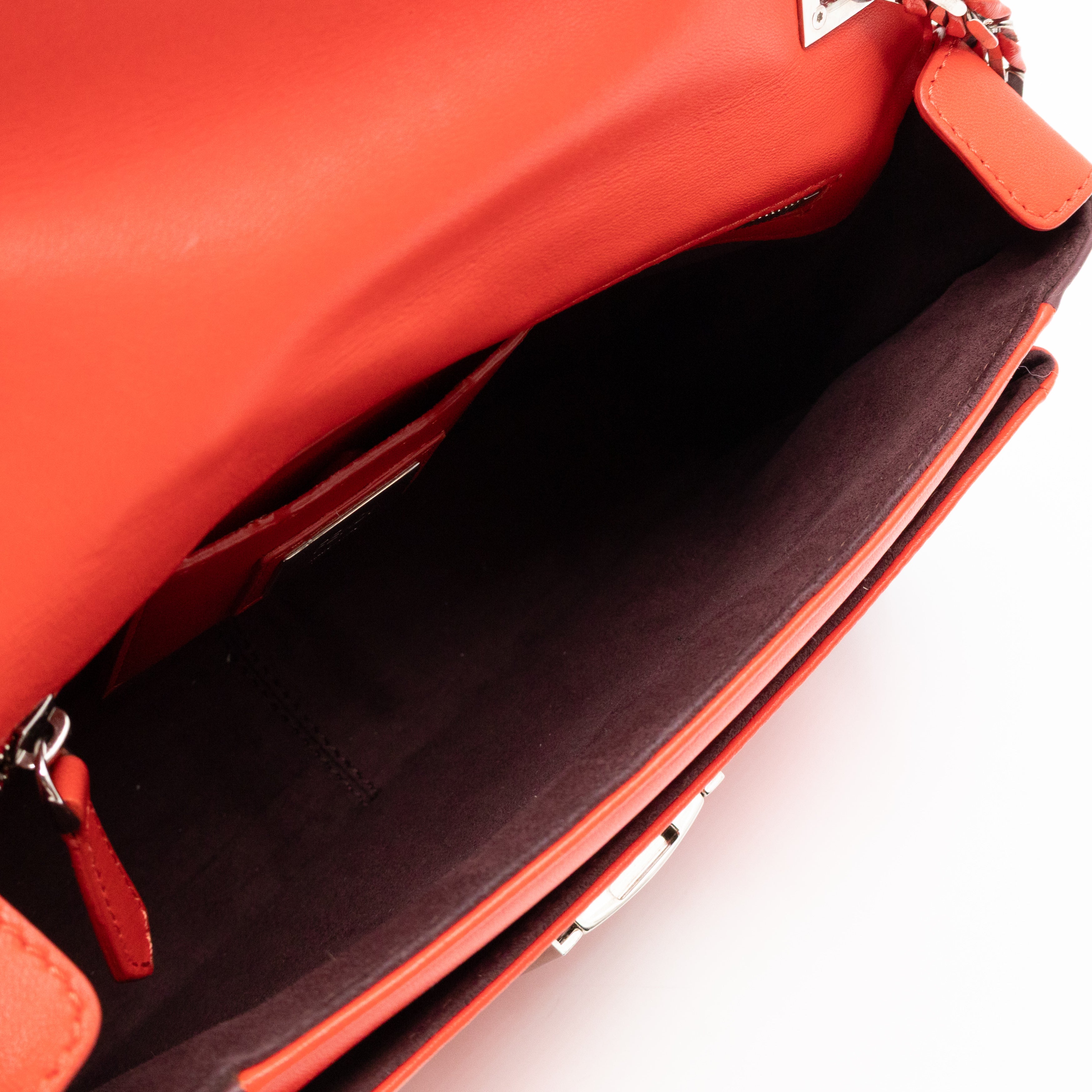 Be Baguette Red & Burgundy Nappa Leather