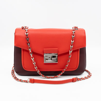 Be Baguette Red & Burgundy Nappa Leather