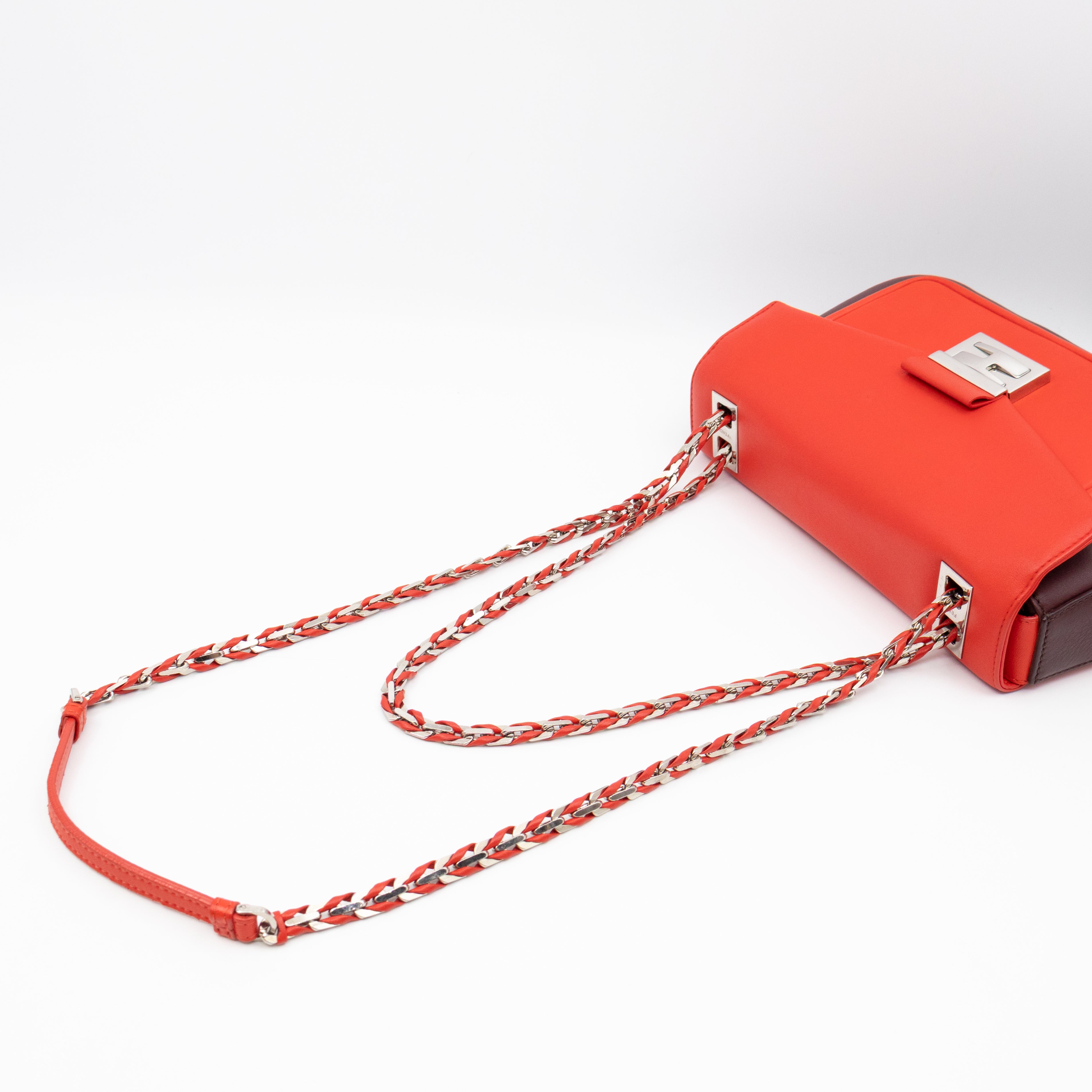 Be Baguette Red & Burgundy Nappa Leather