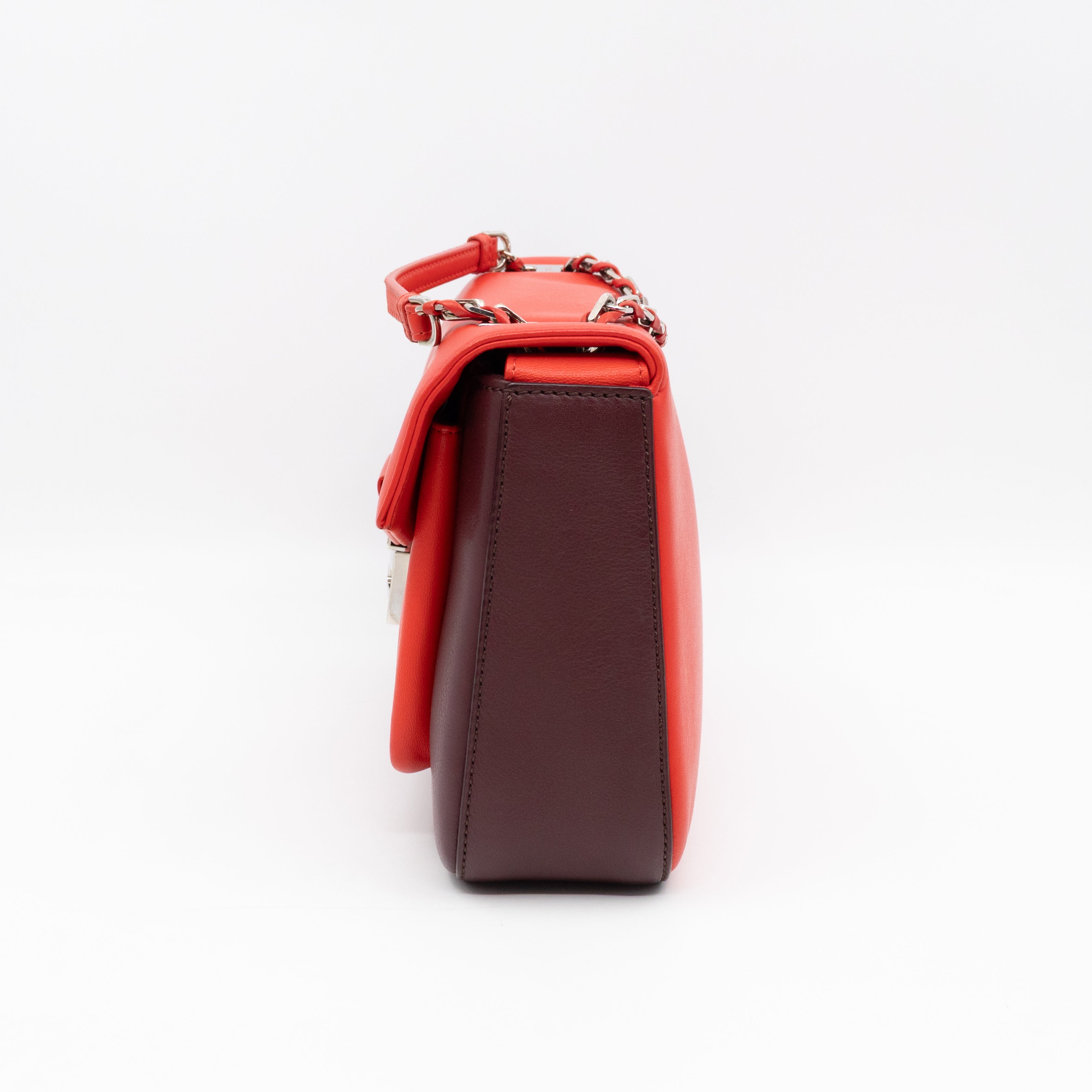 Be Baguette Red & Burgundy Nappa Leather