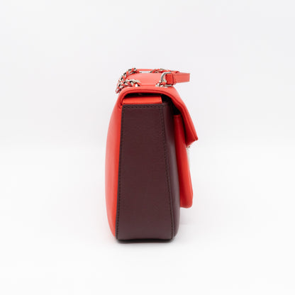 Be Baguette Red & Burgundy Nappa Leather