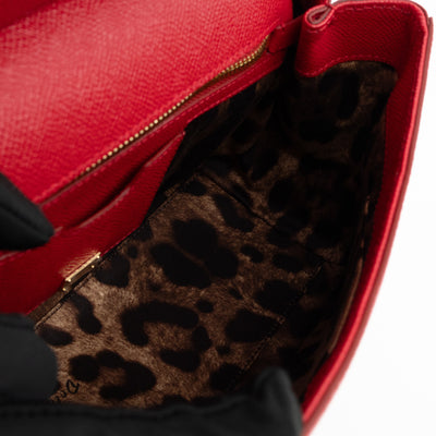 Sicily Medium Red Dauphine Leather