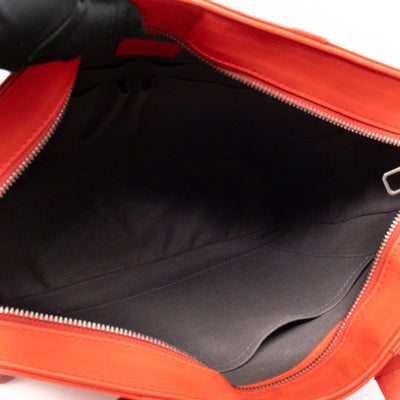 Tadao PM Tote Bag Red Damier Infini Leather