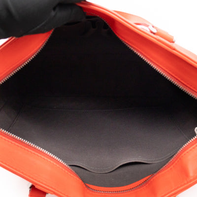 Tadao PM Tote Bag Red Damier Infini Leather