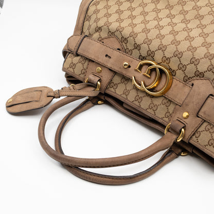 Large GG Running Bag Brown GG Supreme Canvas