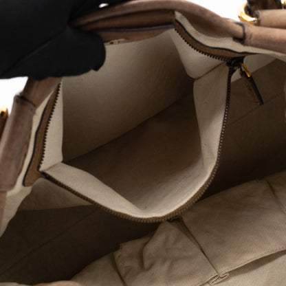 Large GG Running Bag Brown GG Supreme Canvas