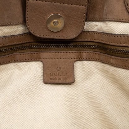 Large GG Running Bag Brown GG Supreme Canvas