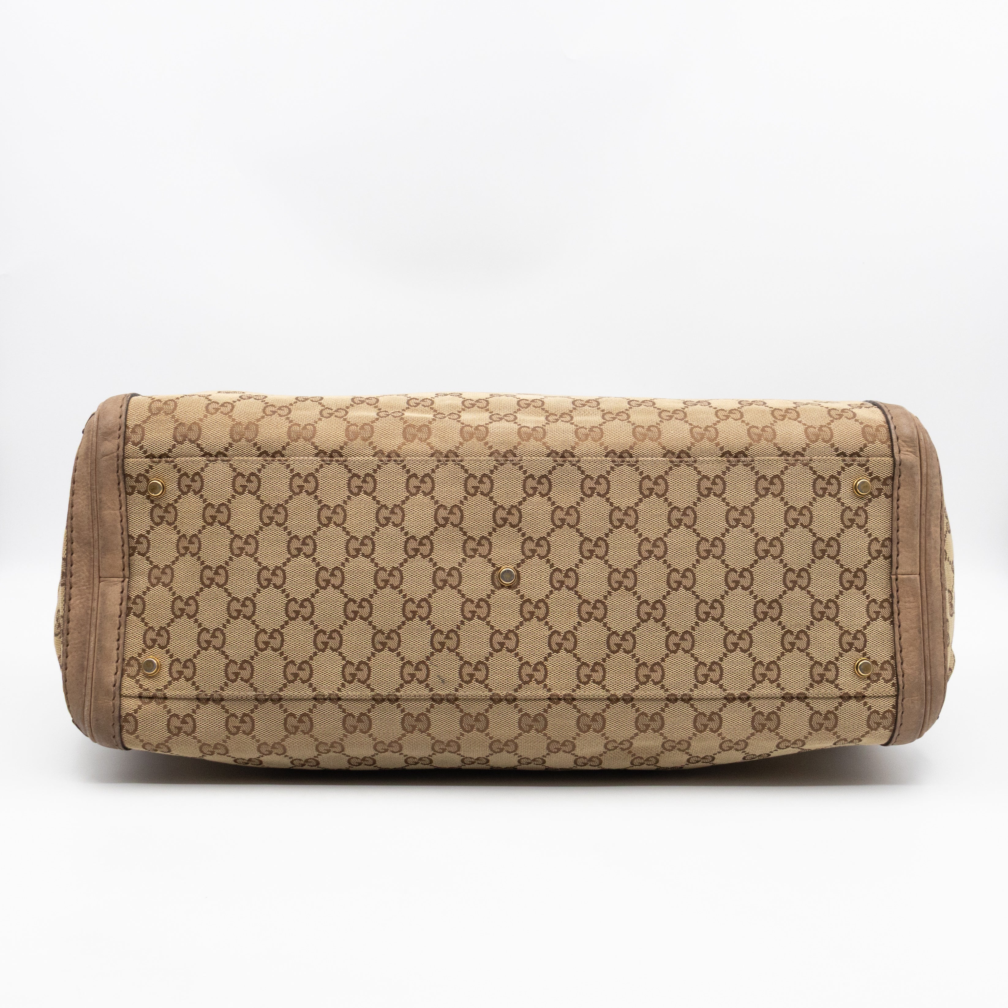 Large GG Running Bag Brown GG Supreme Canvas