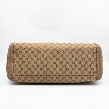 Large GG Running Bag Brown GG Supreme Canvas
