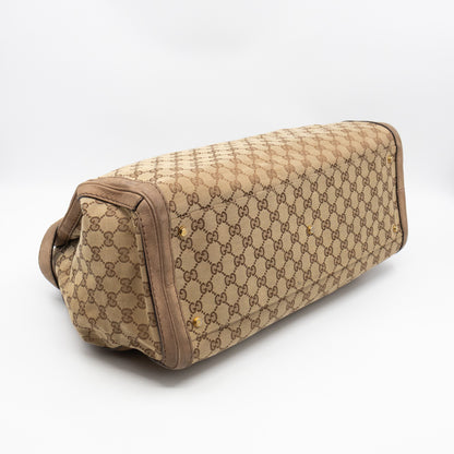 Large GG Running Bag Brown GG Supreme Canvas