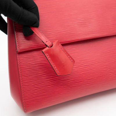 Cluny BB Coquelicot Epi Leather