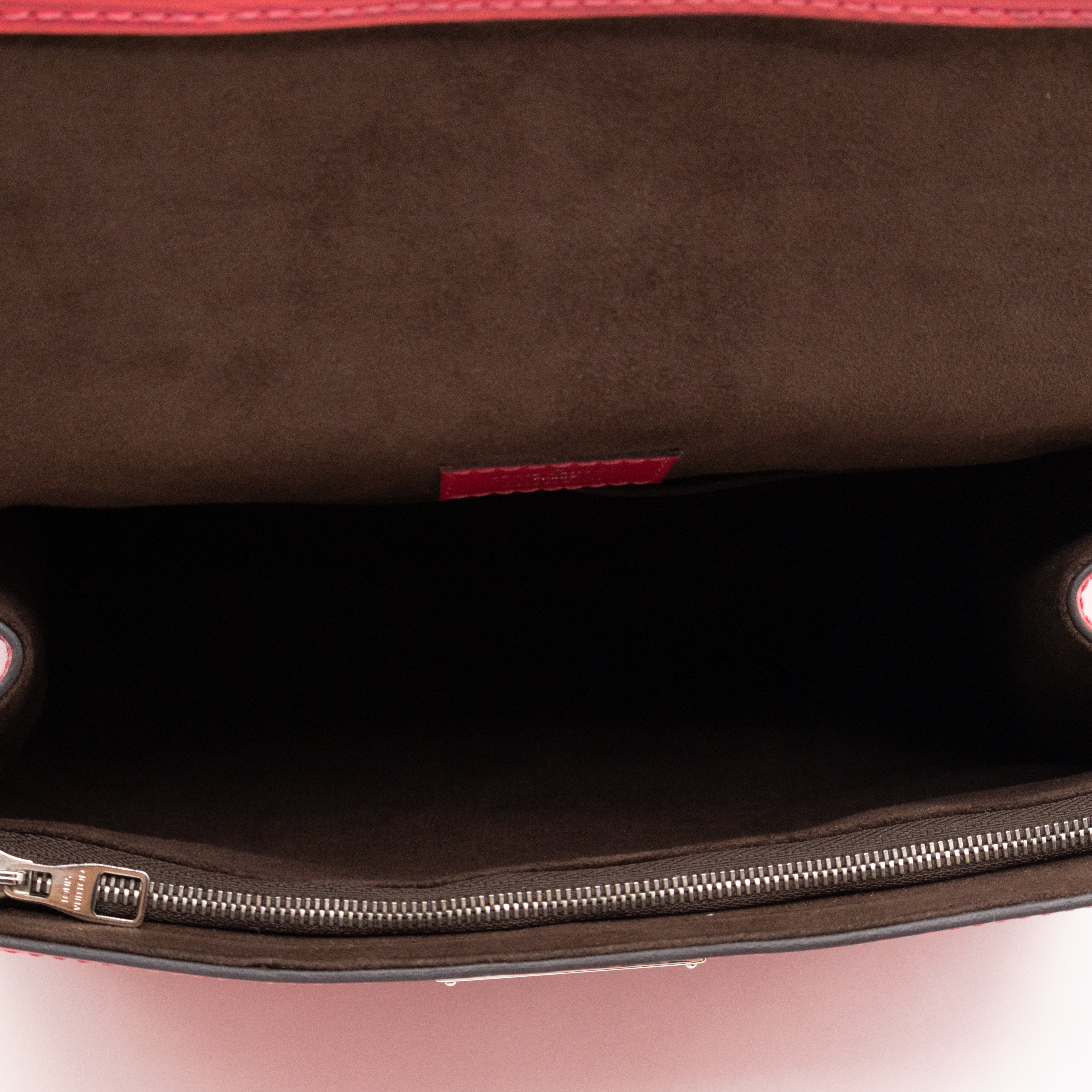 Cluny BB Coquelicot Epi Leather