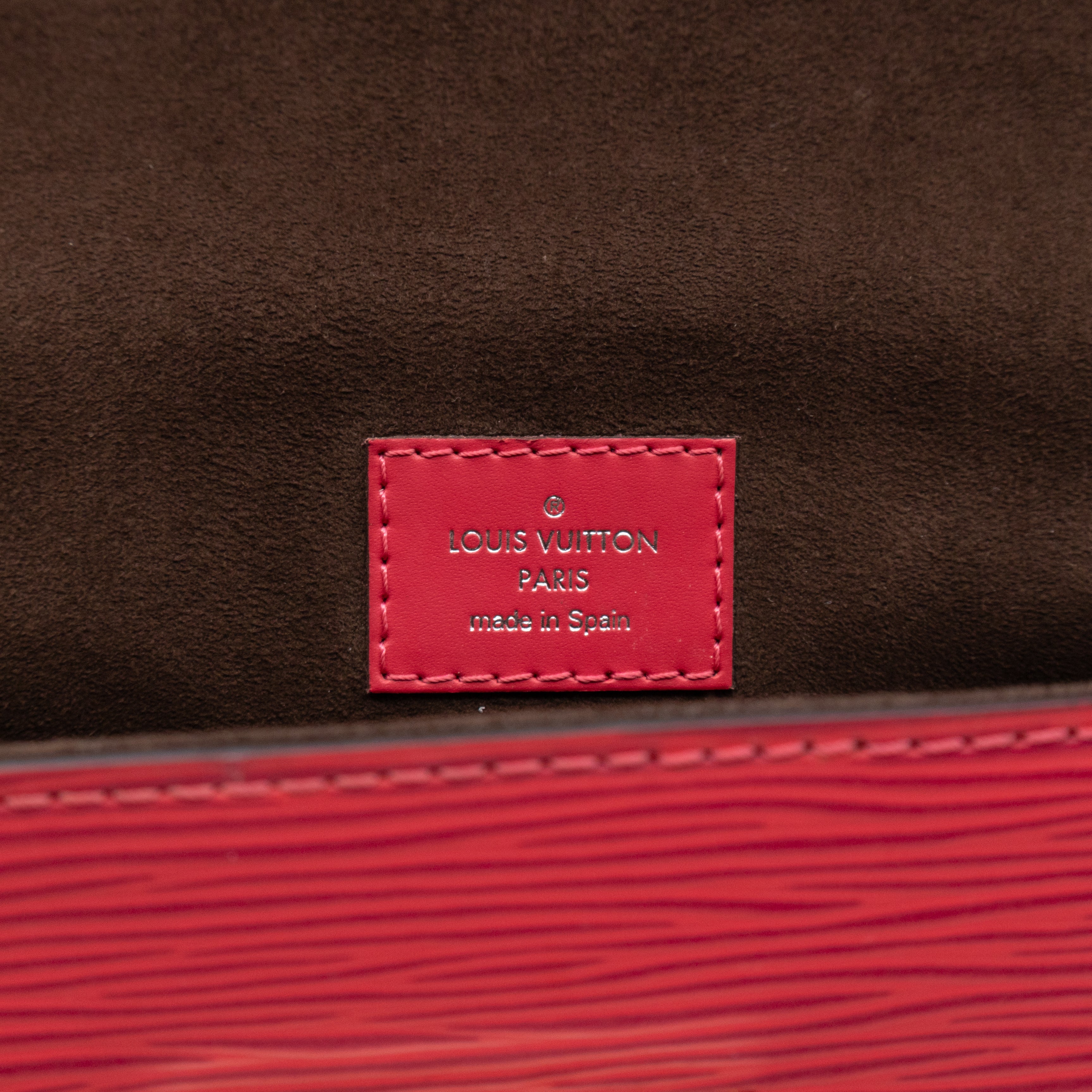 Cluny BB Coquelicot Epi Leather