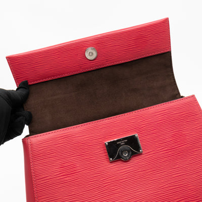 Cluny BB Coquelicot Epi Leather