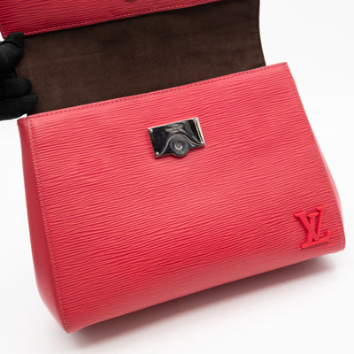 Cluny BB Coquelicot Epi Leather