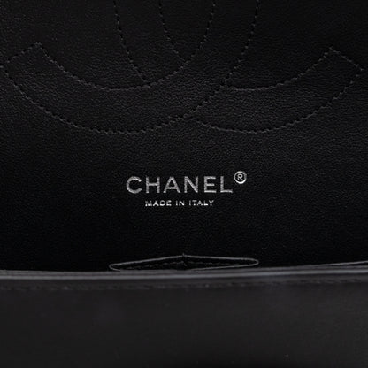 Classic Double Flap Jumbo Black Patent Leather