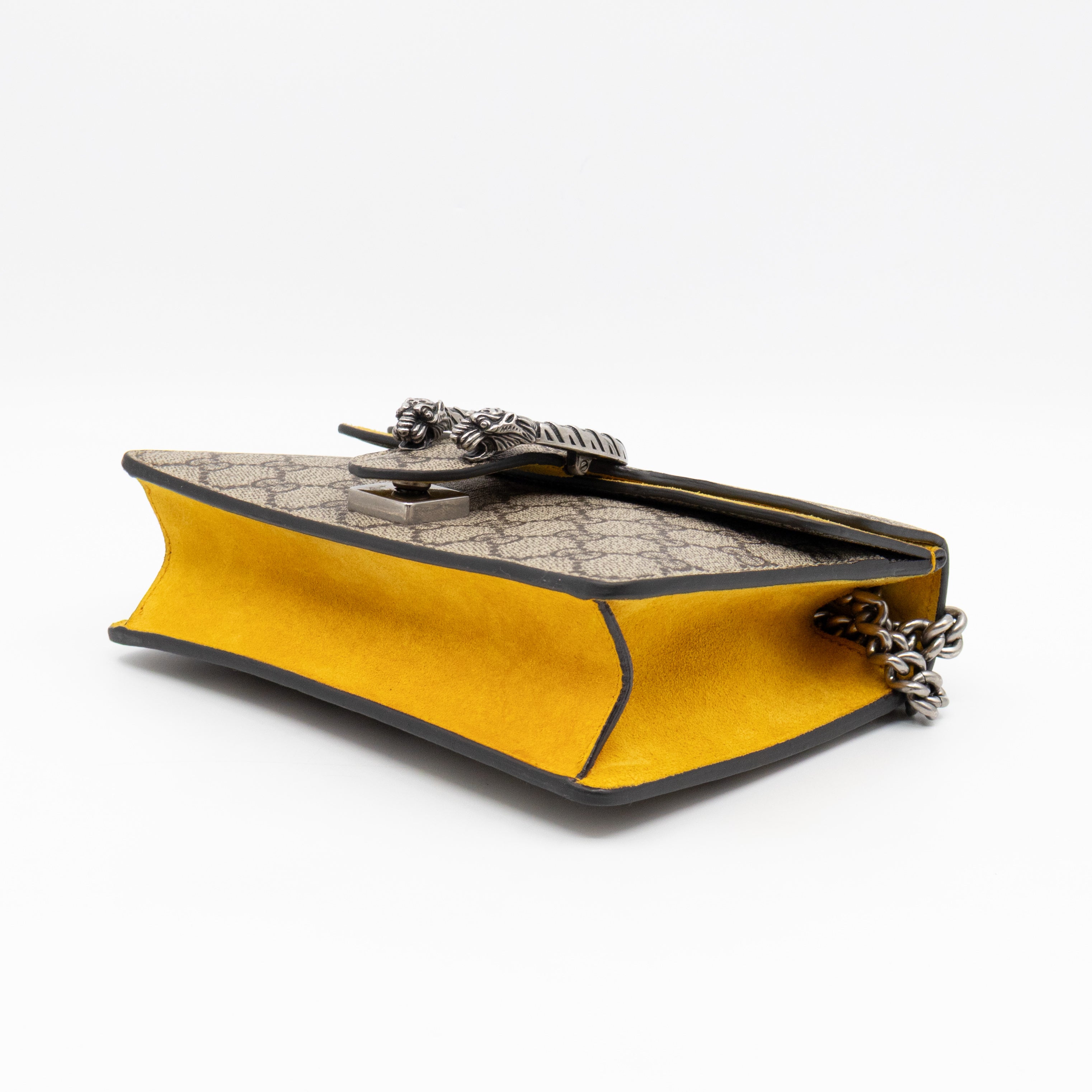 Dionysus Mini GG Supreme Yellow Suede