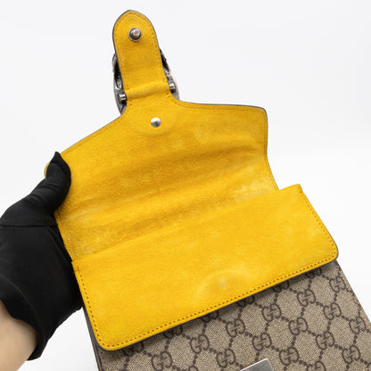 Dionysus Mini GG Supreme Yellow Suede