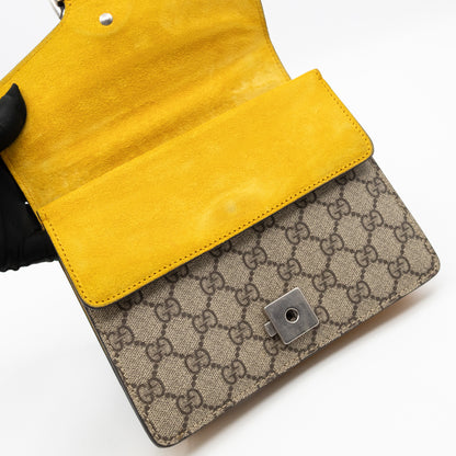 Dionysus Mini GG Supreme Yellow Suede