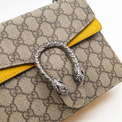 Dionysus Mini GG Supreme Yellow Suede