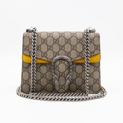 Dionysus Mini GG Supreme Yellow Suede