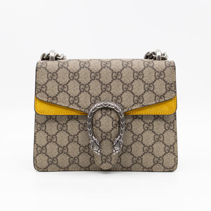 Dionysus Mini GG Supreme Yellow Suede