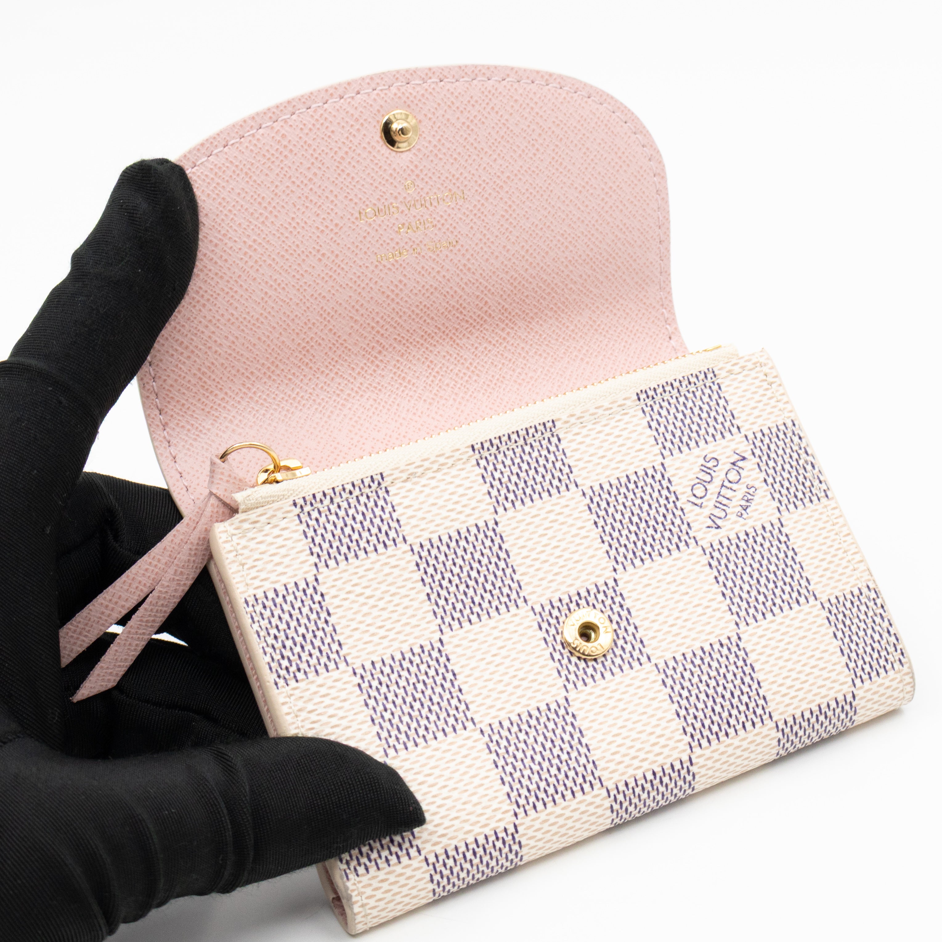 Rosalie Coin Purse Damier Azur