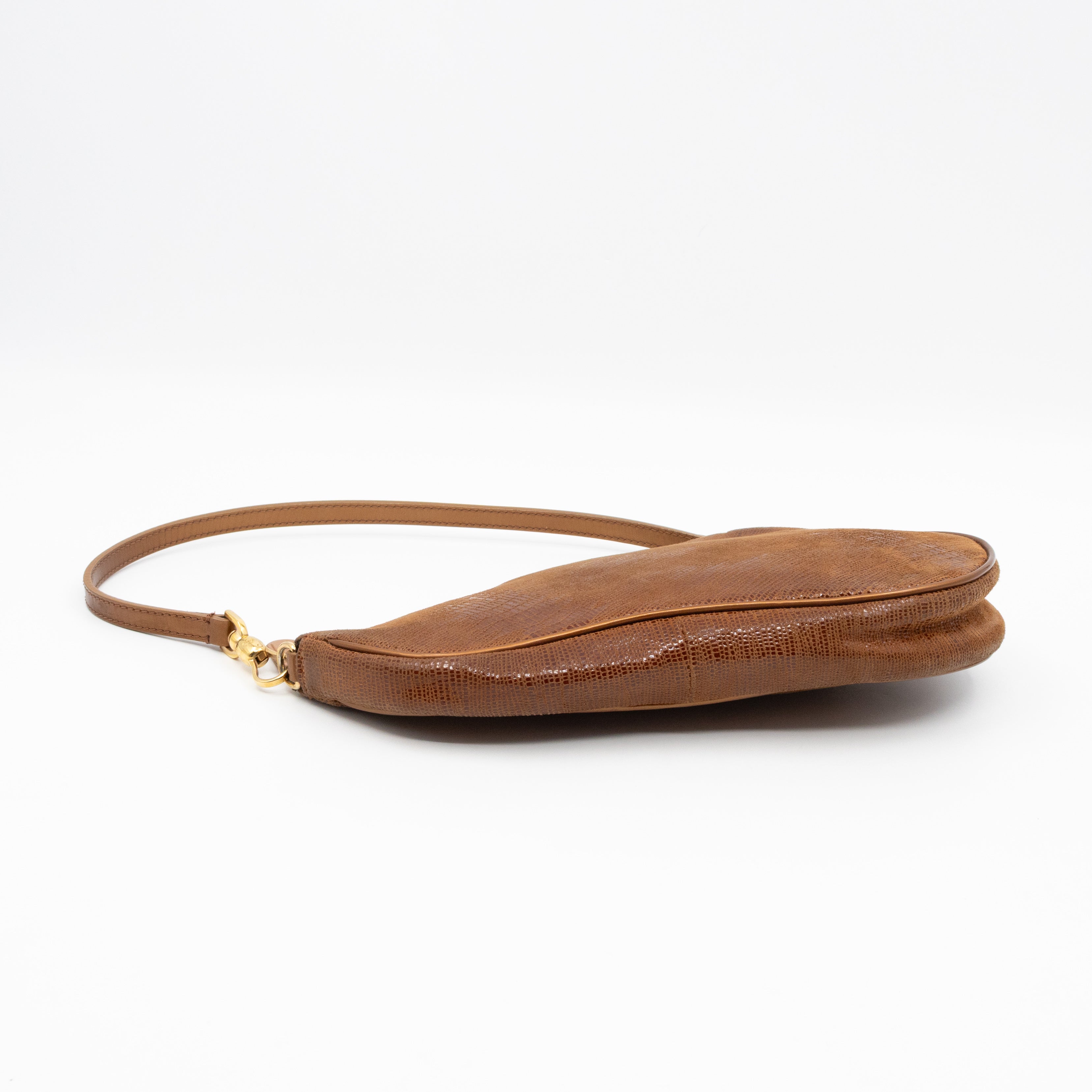 Saddle Pouch Bag Copper Leather