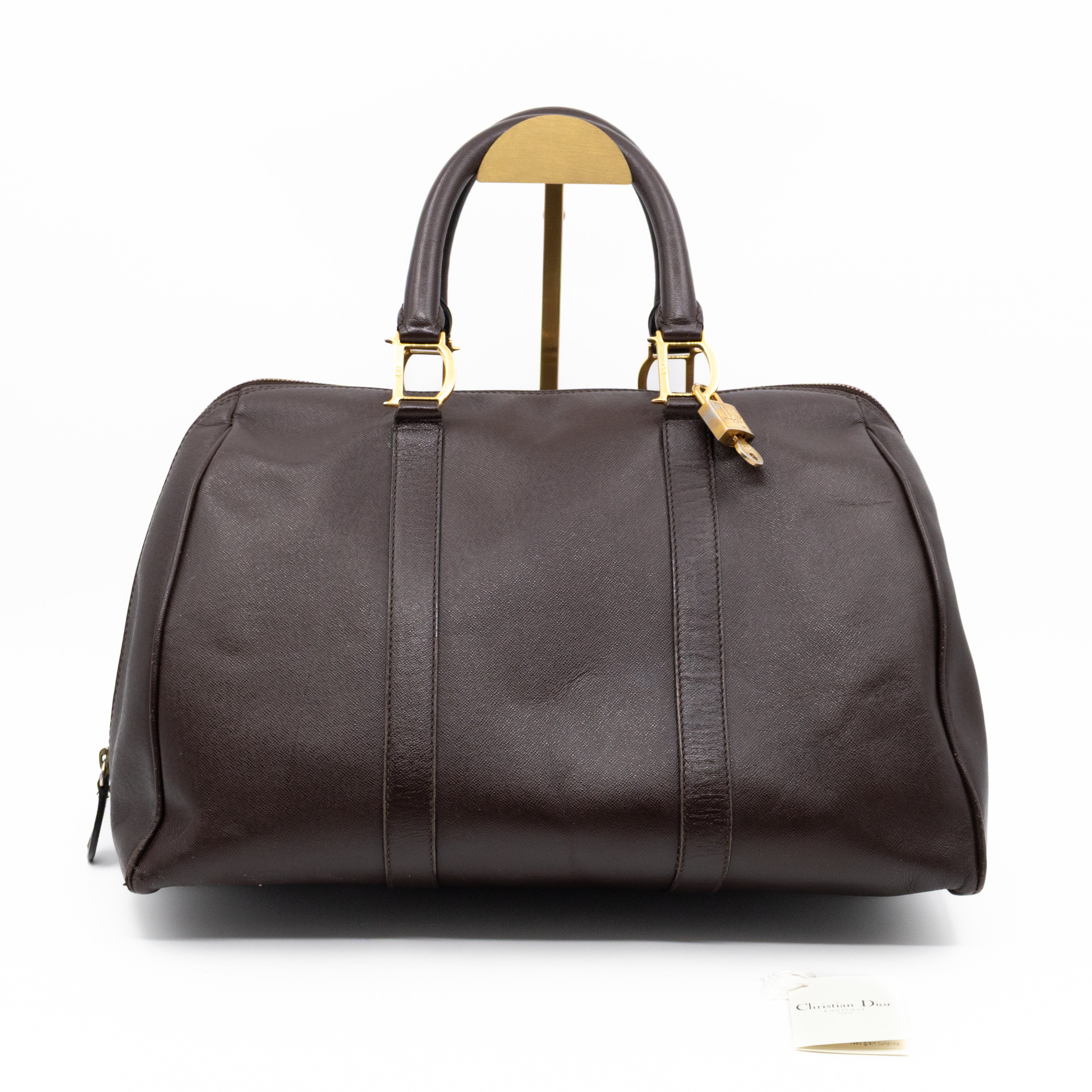 Traveller Bag Marron Fonce Leather