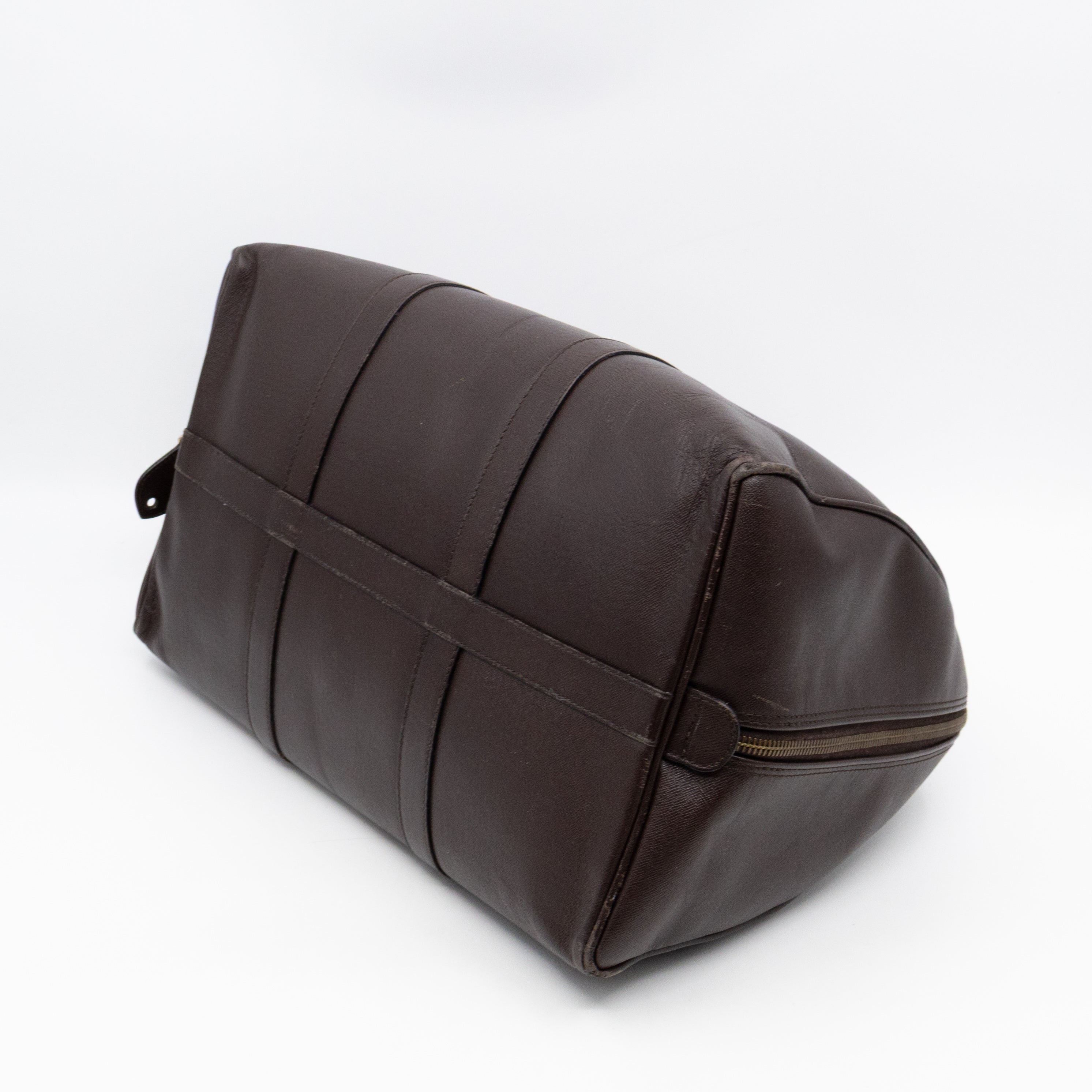 Traveller Bag Marron Fonce Leather